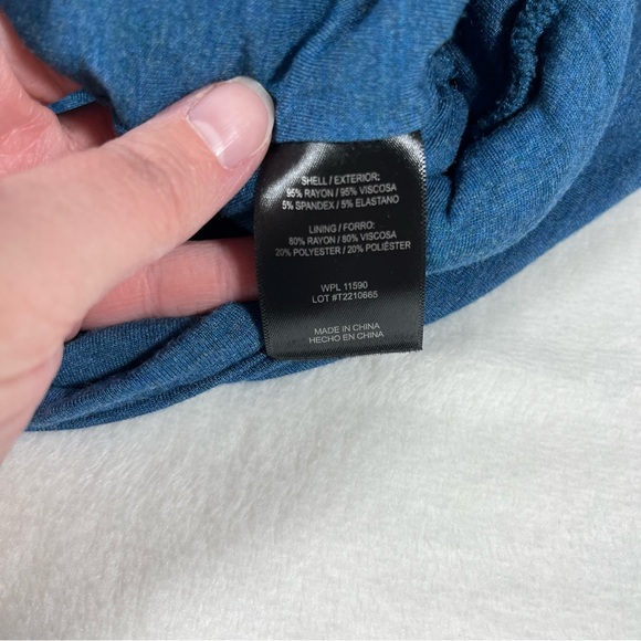 32 Degrees Cool Women's Midi Blue Dress Size L - Picture 7 of 11